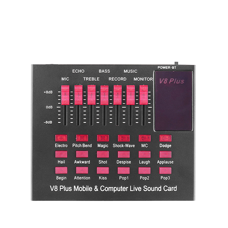 V8 plus live sound card